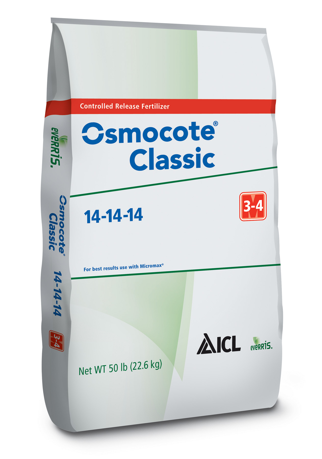 Osmocote® Classic 14-14-14 3-4M 50 lb Bag - Controlled Release CRF